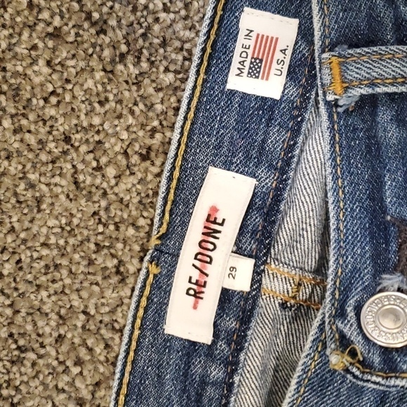 Rare Re/Done Levis 90" Y2K Womens USA Relaxed Straight legs high riseJeans sz 29 - Picture 4 of 16